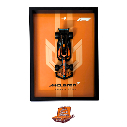 3D Car Frame – McLaren Formula 1 (1:18 Scale) – A3 Size