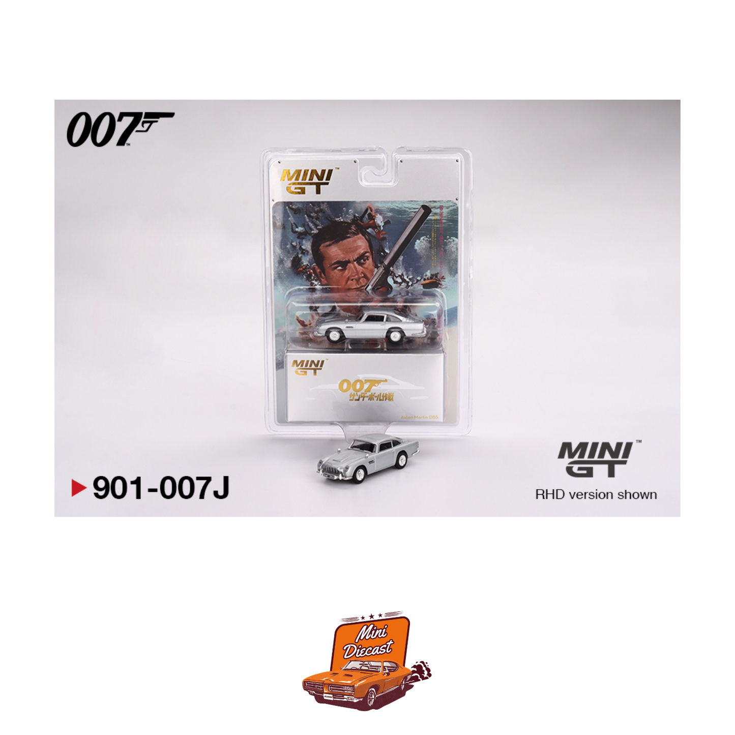 Mini GT – James Bond 007 “Thunderball” Aston Martin DB5 Japanese Version (Blister Pack)