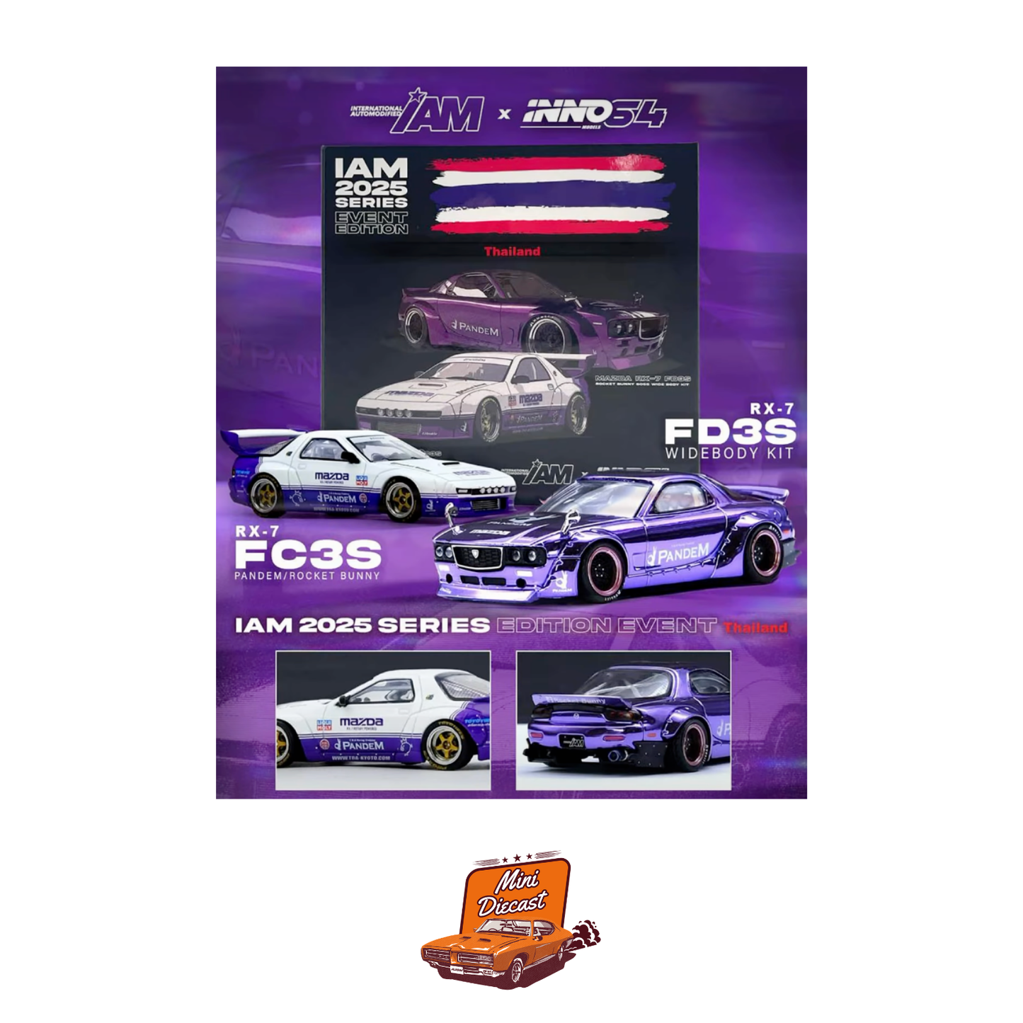 INNO64 International Automotive Modified (IAM) 2025 Thailand Box Set IN64-IAM25-Thailand