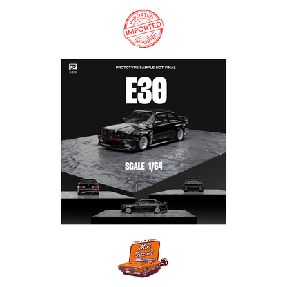 DCM BMW M3 (E30) (Black) – 1:64 Scale (Imported)