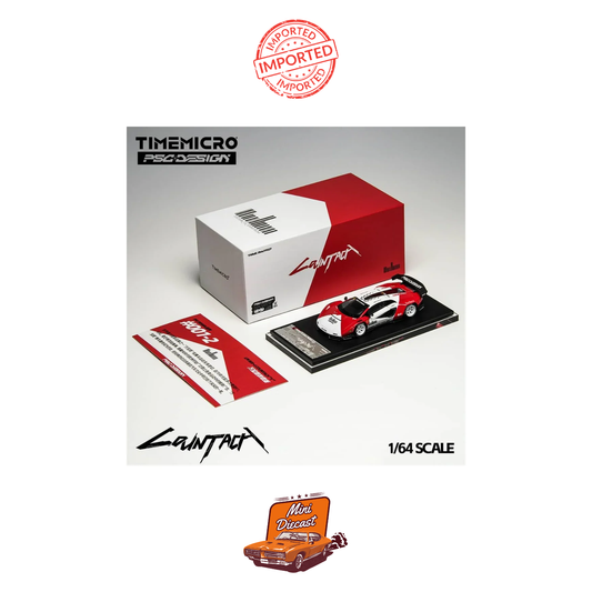 Time Micro x PSC Design 1:64 Lamborghini Countach “V” Marlboro Livery (Imported)
