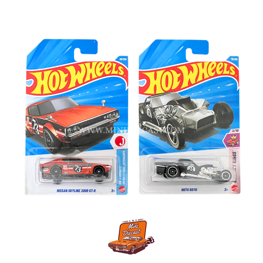 Hot Wheels Mainline (Set of 2) – Nissan Skyline 2000 GT-R / Hoto Roto