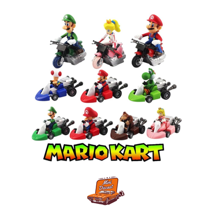 Mario Cart Pull Back Collection (Imported)