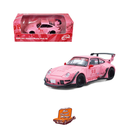 Model Model Porsche RWB 993 Hooters Matte Pink 98 MM64-RWB993-007 (1:64)