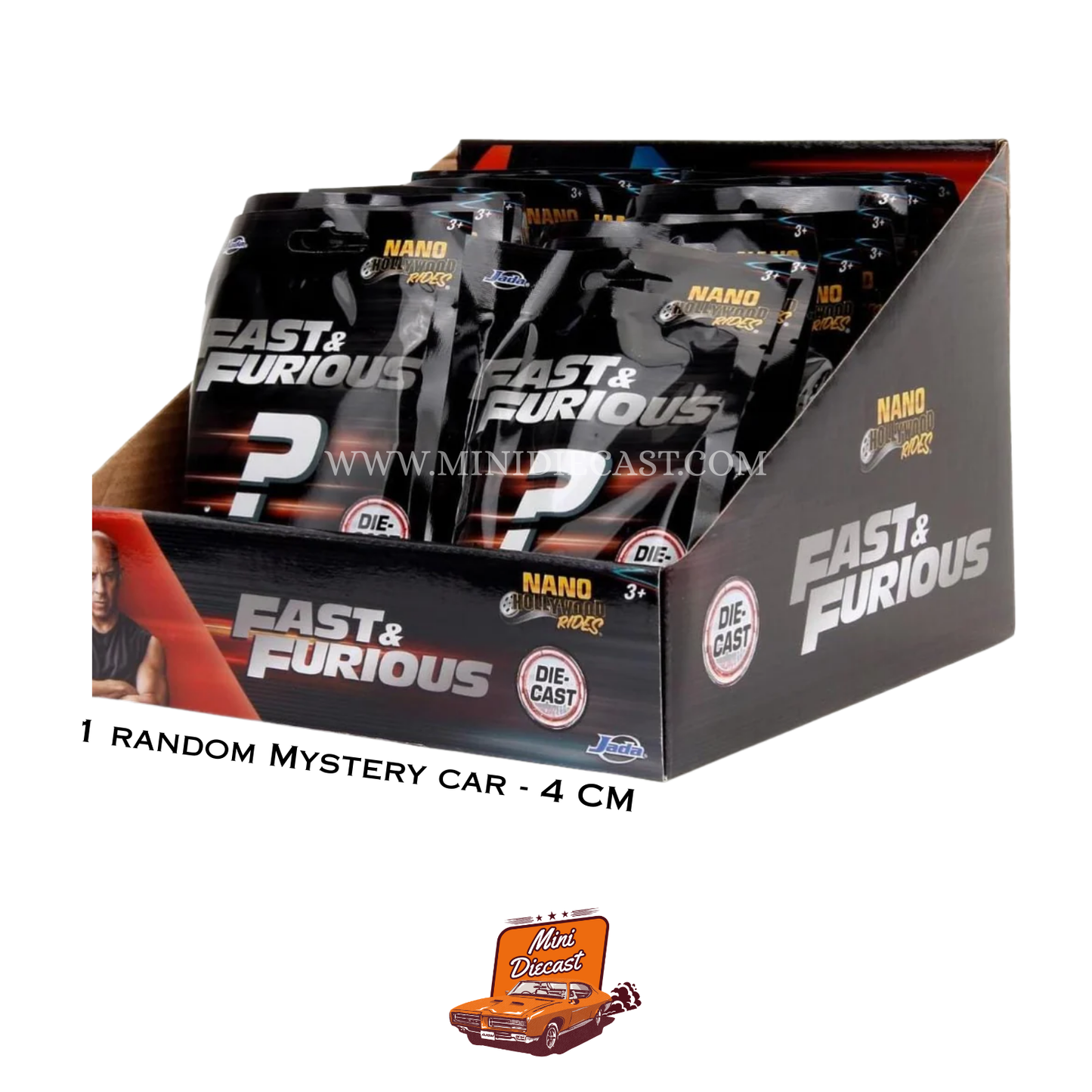 Jada Nano Hollywood Rides – Fast & Furious Mystery Pack (Imported)