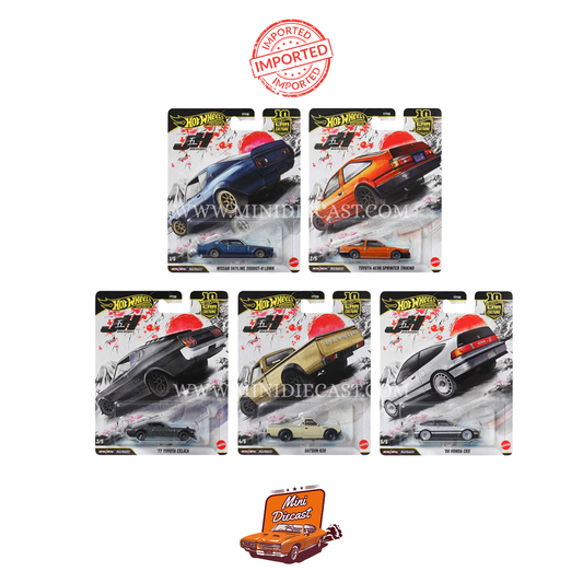 Hot Wheels Premium Car Culture Japan Historics 2026 – Set of 5 (Imported)