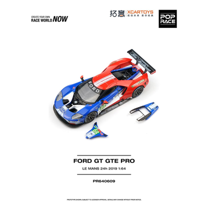 (Pre-Order) Pop Race PR640609 Ford GT GTE Pro – Le Mans 24H 2019