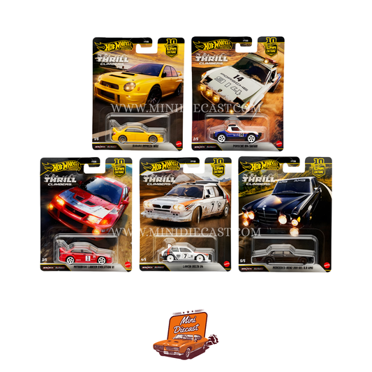 Hot Wheels Premium Car Culture – Thrill Climbers (Set of 5)