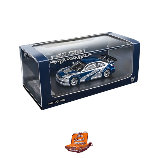 DCM BMW E46 M3 GTR 1:64 Scale – Need for Speed Livery