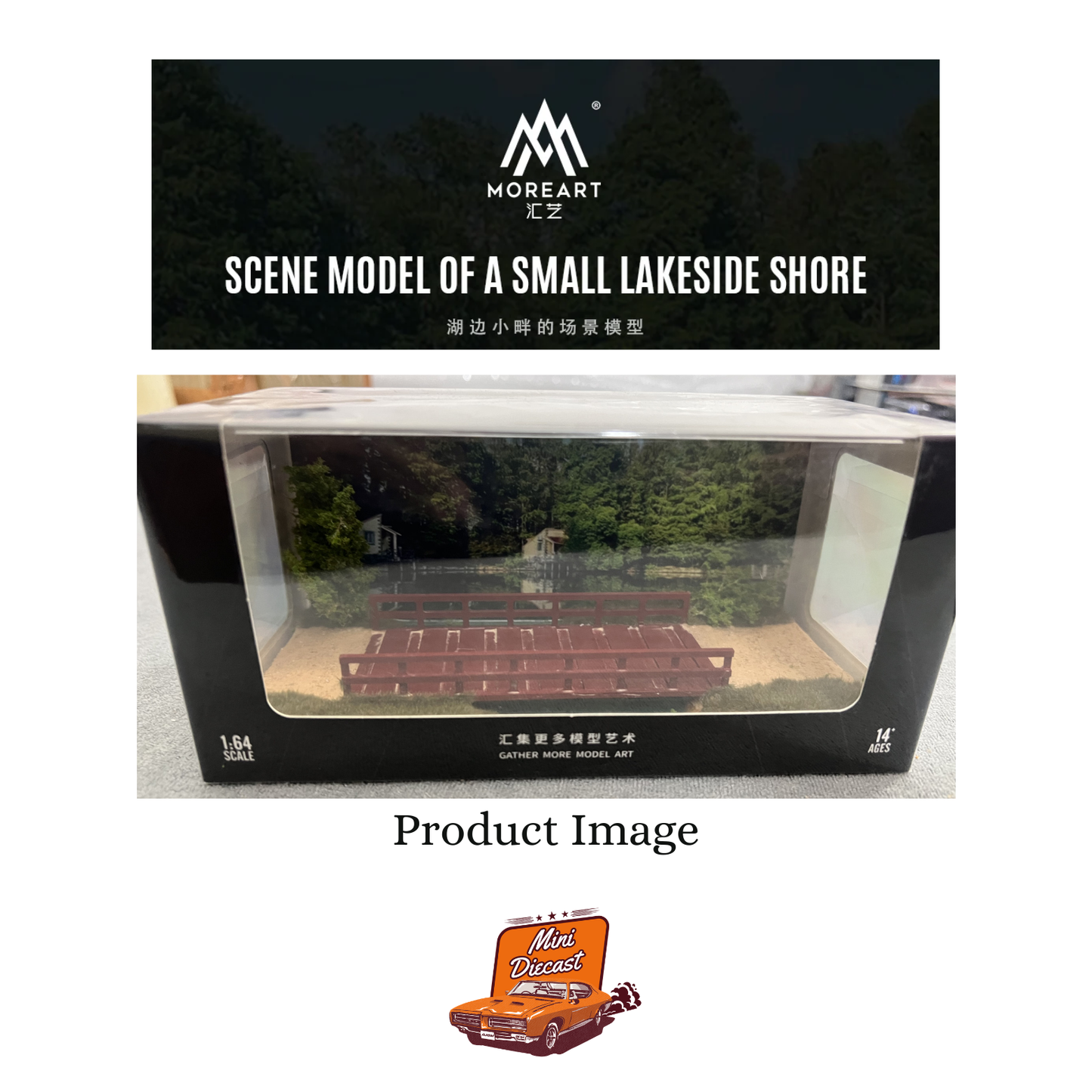 MoreArt Small Lakeside Shore Diorama for 1:64 Scale (MO901309)