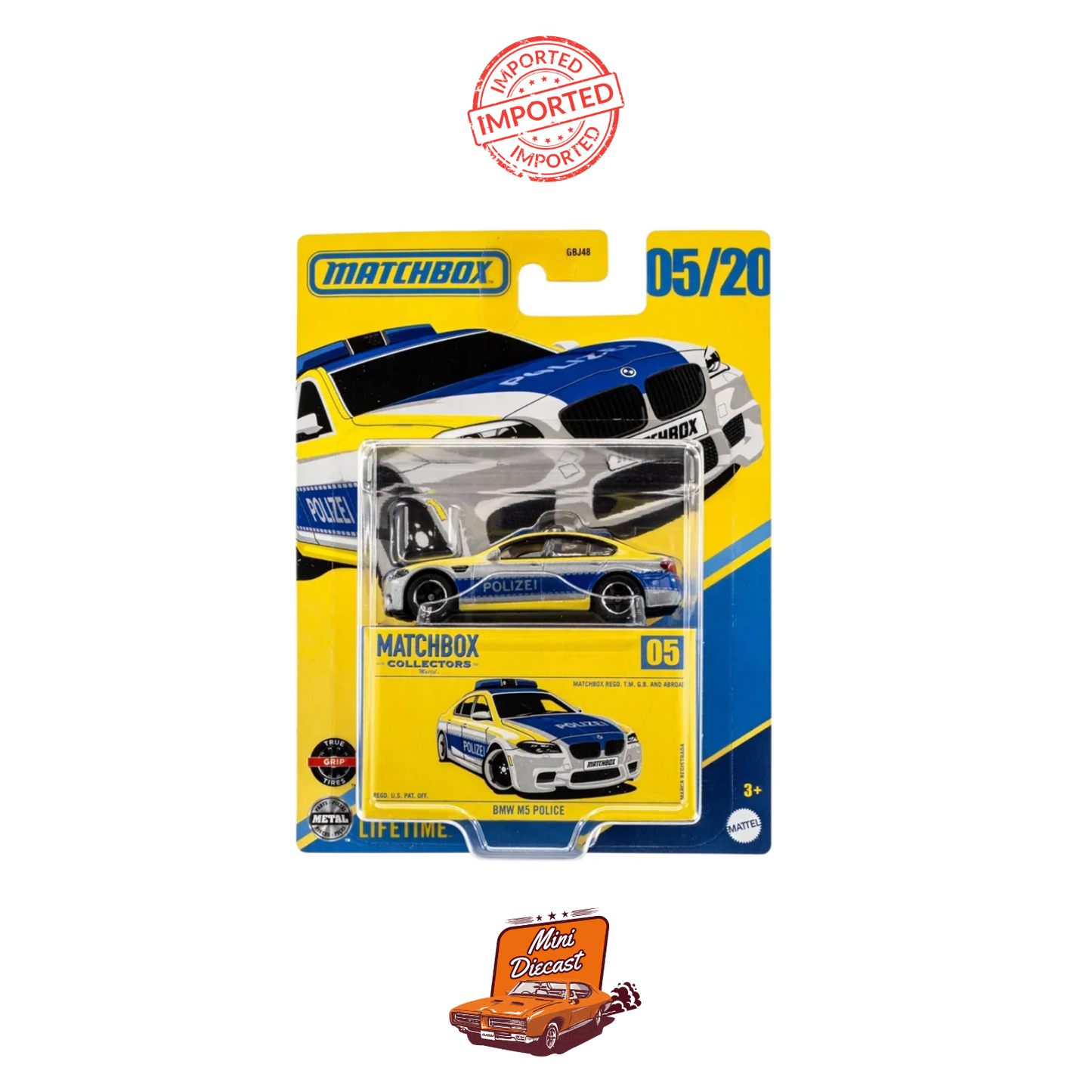 Matchbox Collectors BMW M5 Police Car (Imported)