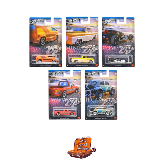 Hot Wheels Silver Series Surf’s Up – Set of 5 (Imported)