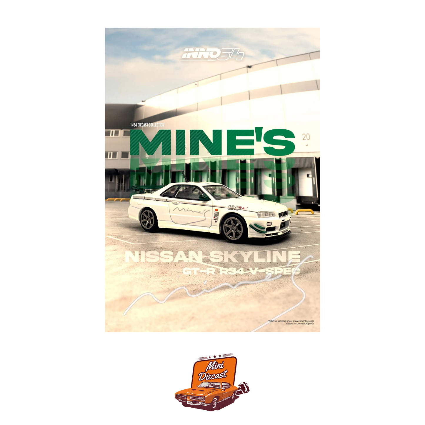INNO64 Nissan Skyline GT-R (R34) V-Spec N1 Tuned by MINE'S IN64-R34VS-MINES
