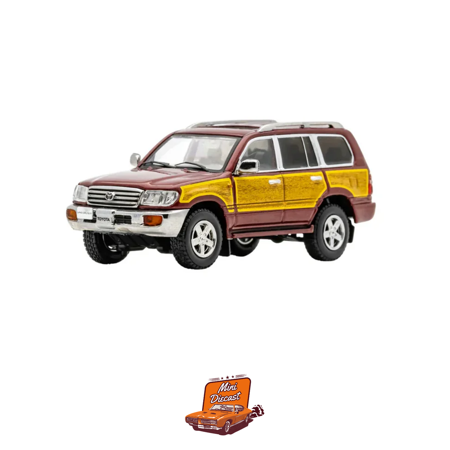 GCD Toyota Land Cruiser LC100 Retro Woodgrain Livery 1:64