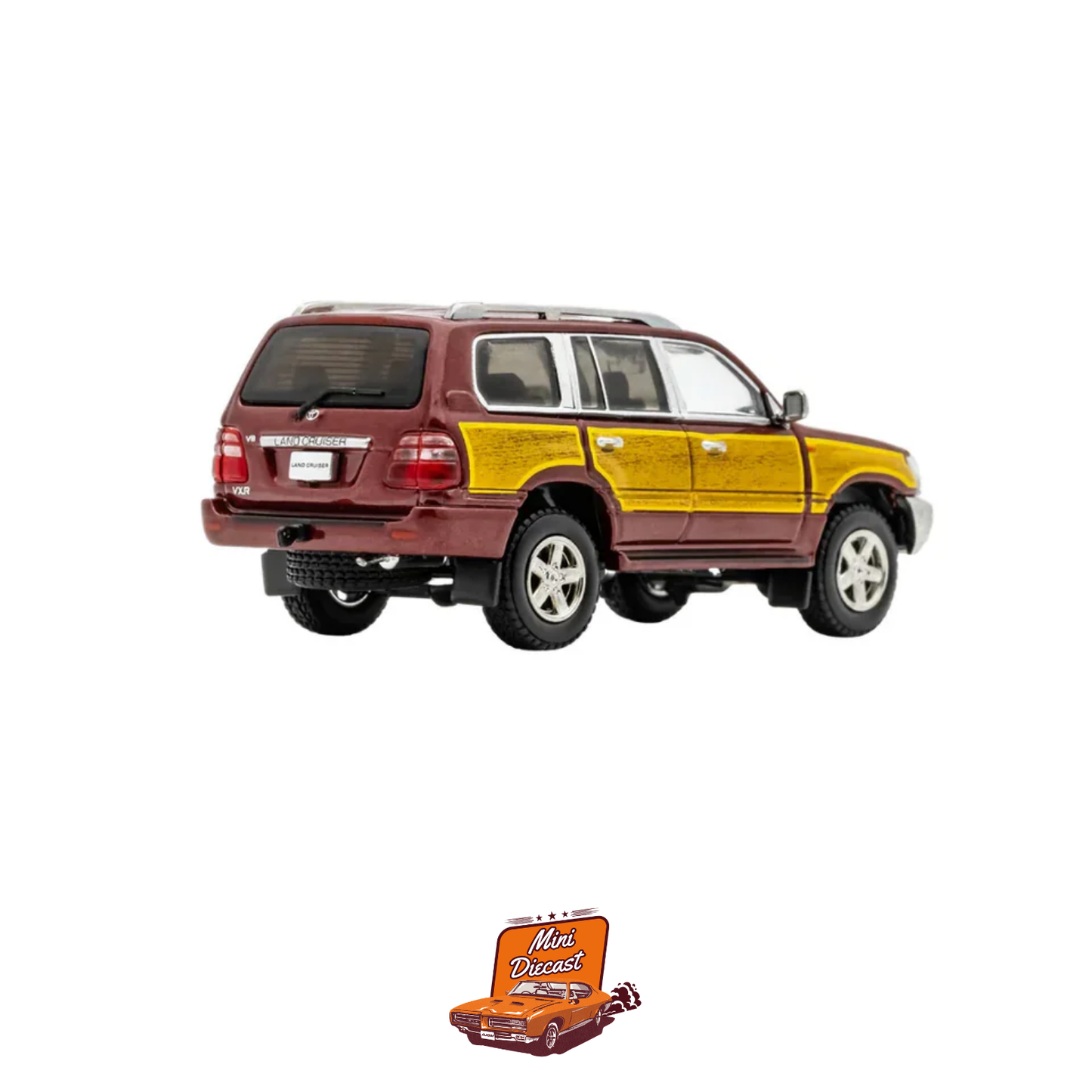 GCD Toyota Land Cruiser LC100 Retro Woodgrain Livery 1:64