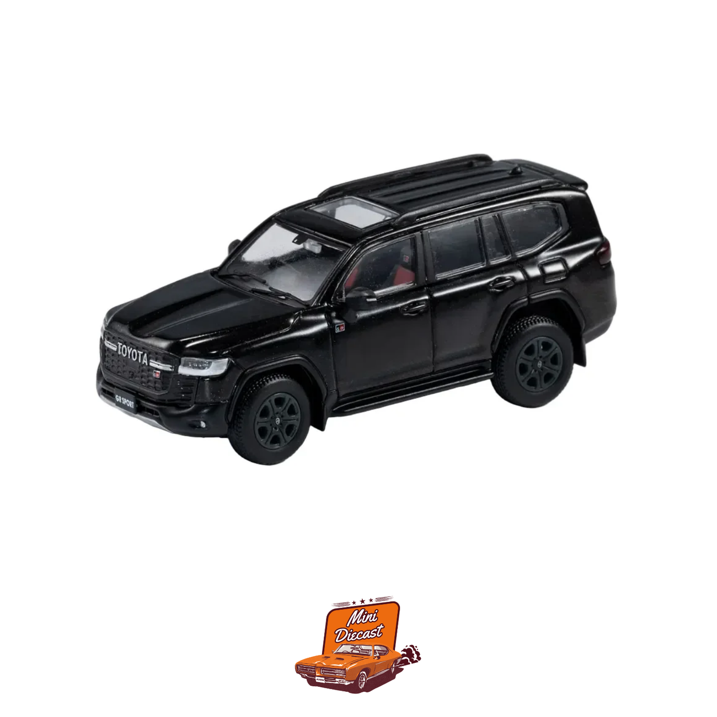 GCD Toyota Land Cruiser LC300 GR SPORT Black 1:64