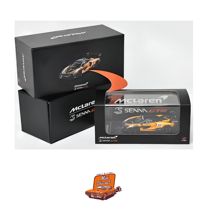 LCD McLaren Senna GTR Electroplating Orange APAxpo 1:64