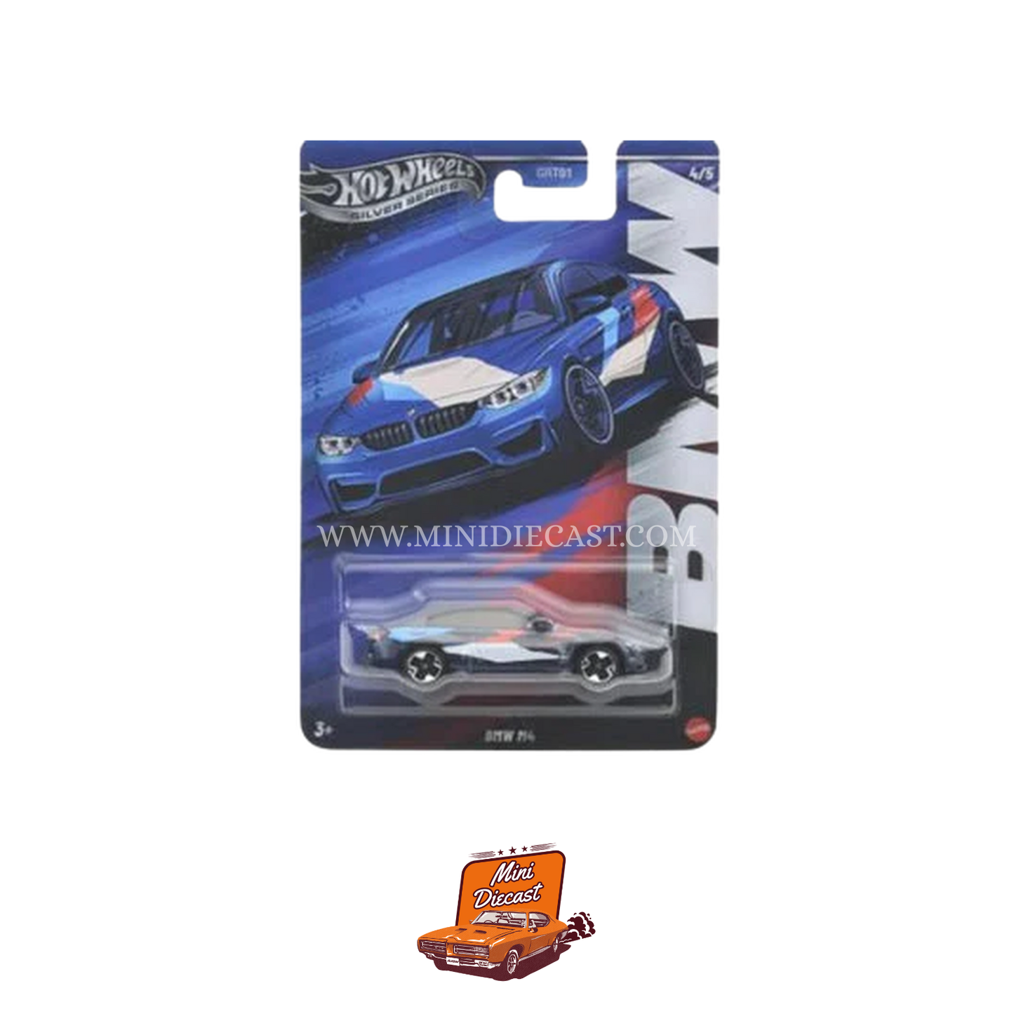Hot Wheels Silver Series BMW M Cars – Set of 5