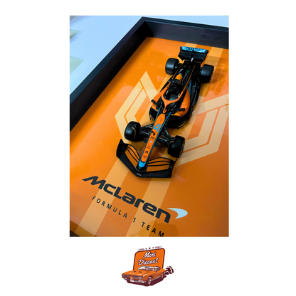 3D Car Frame – McLaren Formula 1 (1:18 Scale) – A3 Size