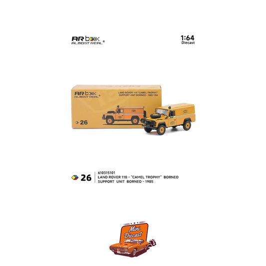 Almost Real Land Rover Defender 110 "Camel Trophy" Support Unit Borneo - 1985 1:64