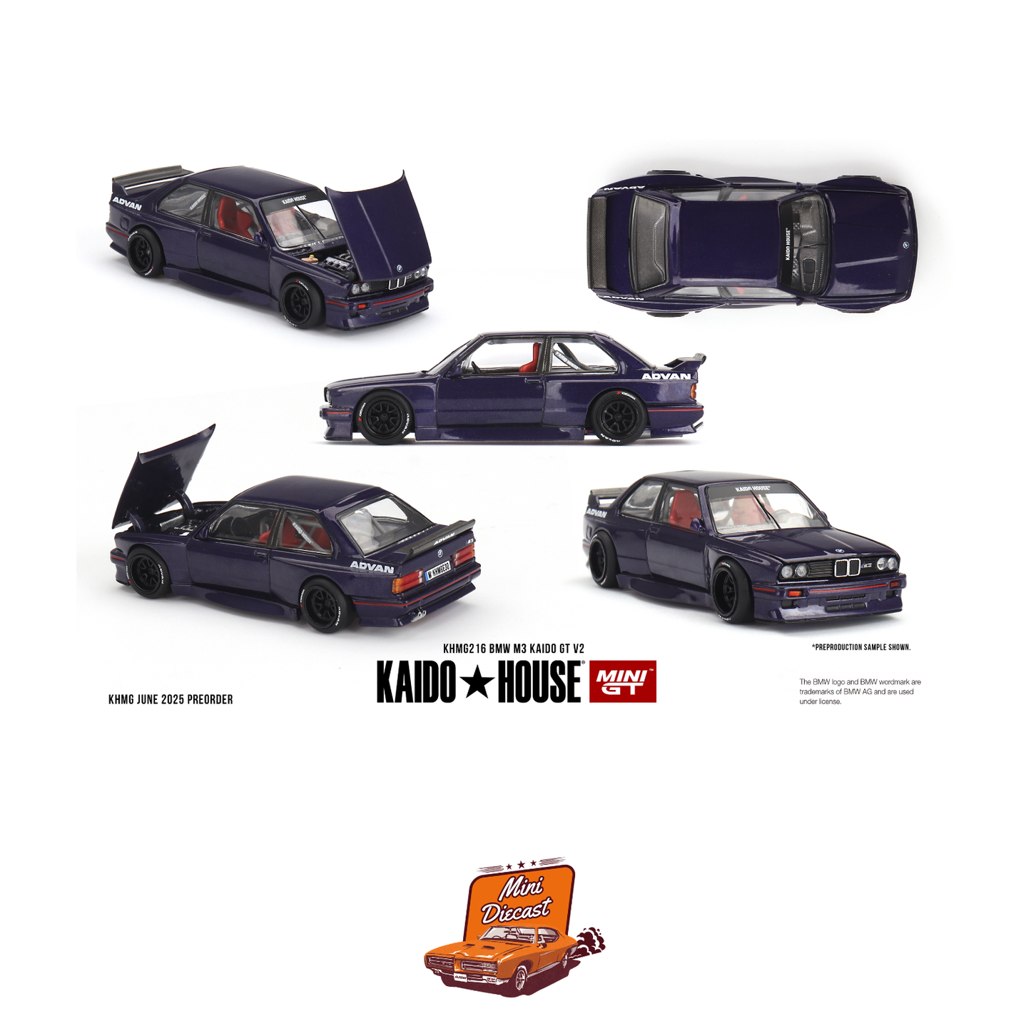 Mini GT Kaido House #216 BMW M3 Kaido GT V2 (Imported)