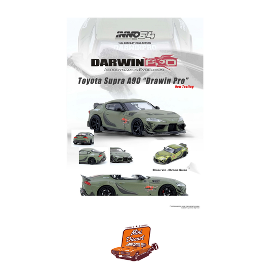 INNO64 Toyota Supra (A90) DARWINPRO Matte Green IN64-A90DP-MATGR