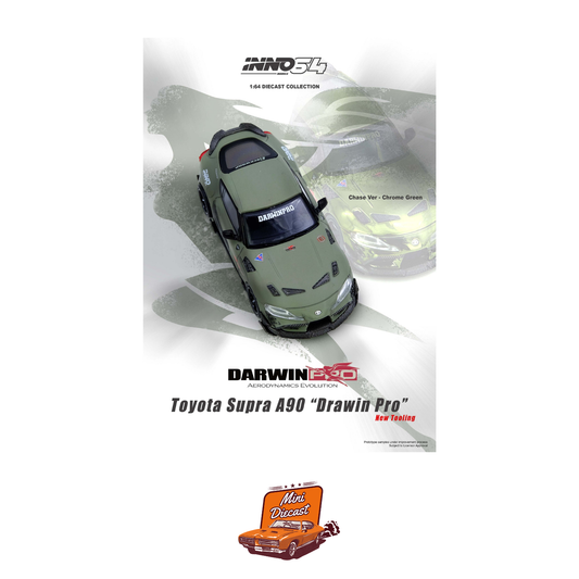 INNO64 Toyota Supra (A90) DARWINPRO Matte Green IN64-A90DP-MATGR