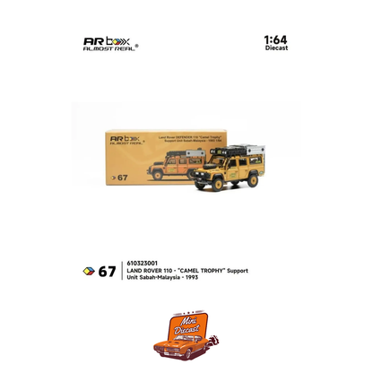 Almost Real AR Box Land Rover Defender 110 "Camel Trophy" Support Unit Sabah-Malaysia 1993 (610323001)