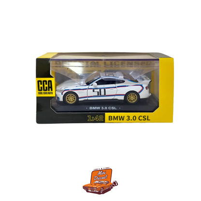 CCA BMW 3.0 CSL 1:42 Scale with Acrylic Case