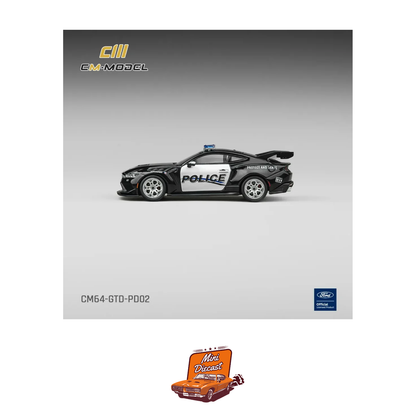CM Model Ford Mustang GTD Police Car (CM64-GTD-PD02)