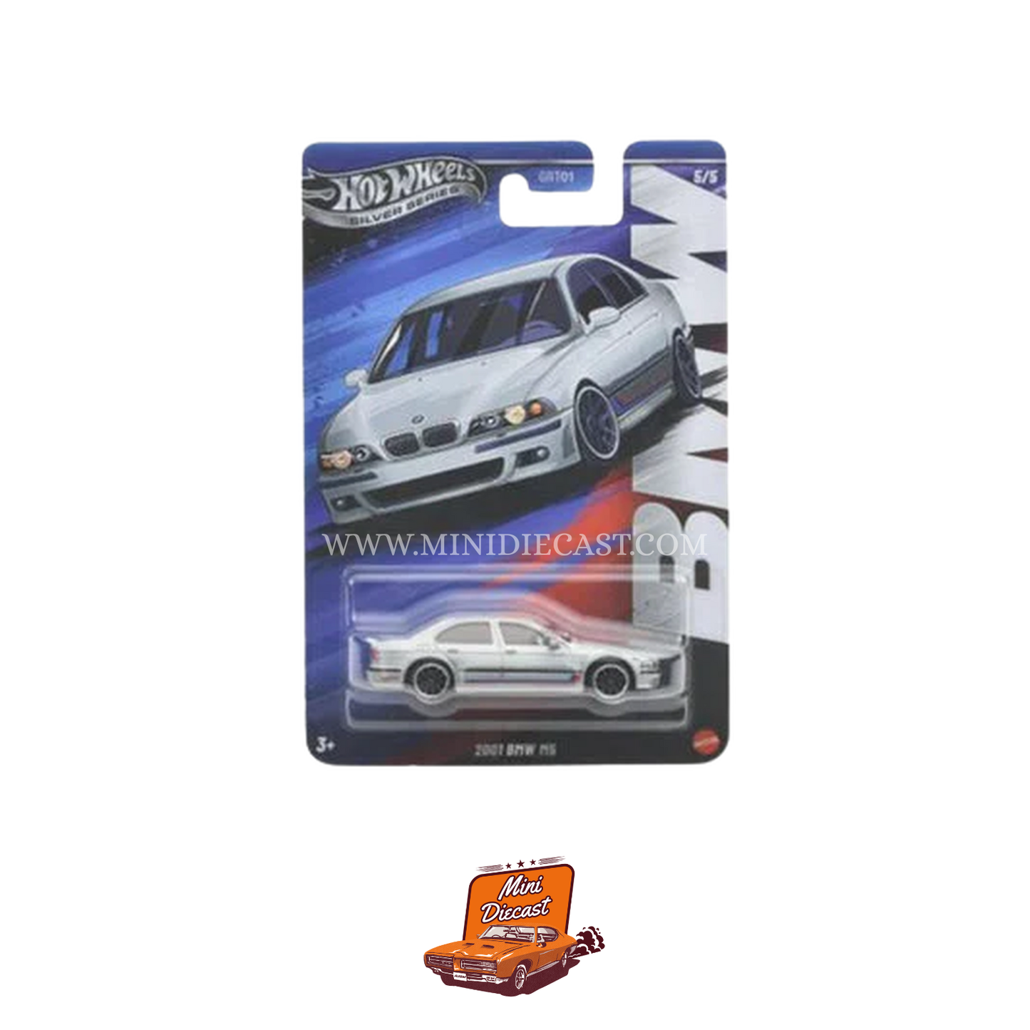 Hot Wheels Silver Series BMW M Cars – Set of 5