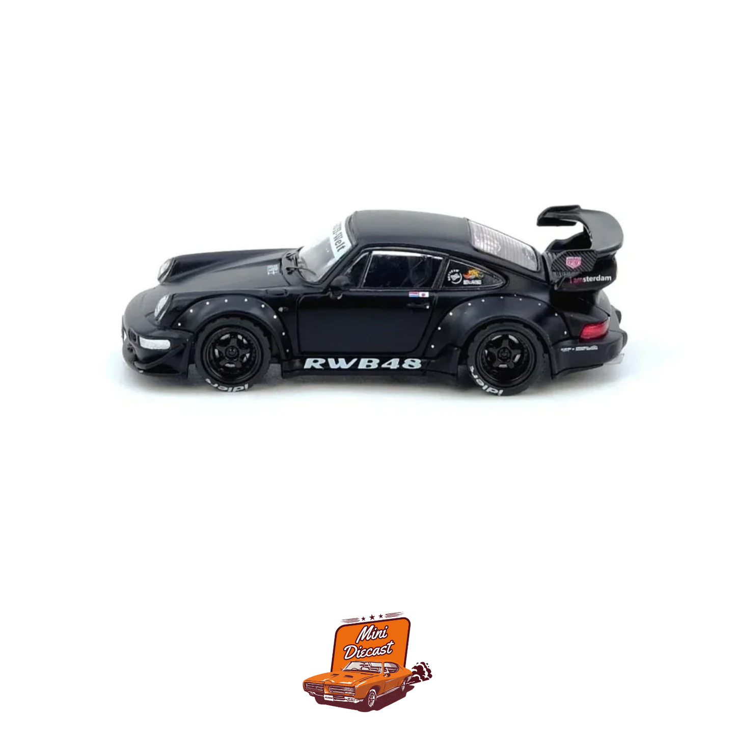 INNO64 Porsche RWB 964 Black Matt 1:64