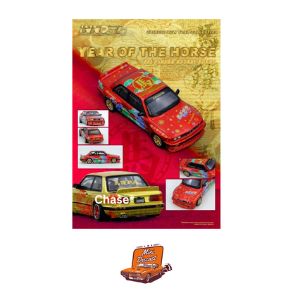 INNO64 BMW E30 PANDEM Rocket Bunny Year of the Horse Chinese New Year 2026 Special Edition Limited 8888 PCS IN64-E30P-CNY2026