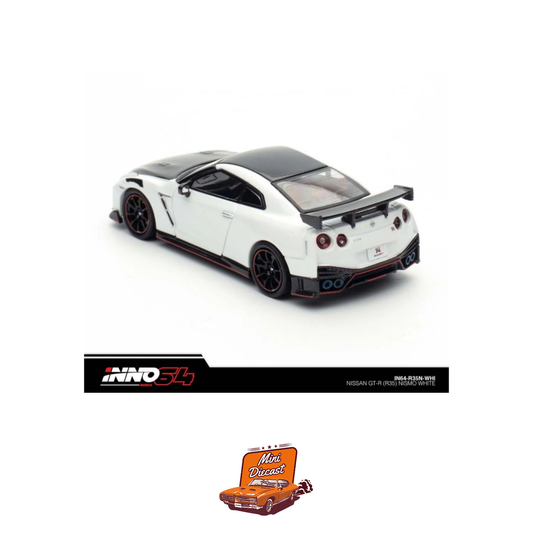 INNO64 Nissan GT-R (R35) NISMO White – IN64-R35N-WHI 1:64
