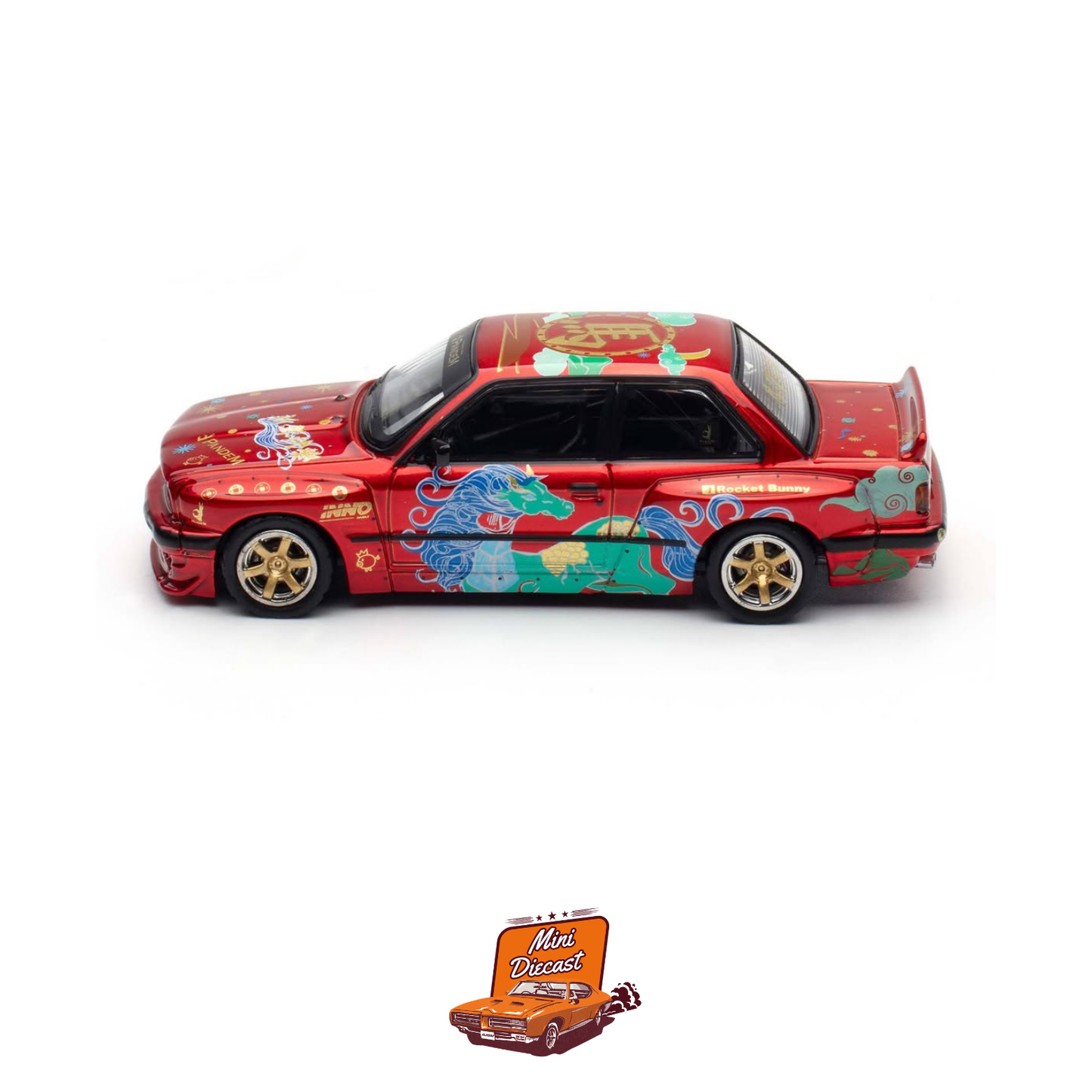 INNO64 BMW E30 PANDEM Rocket Bunny Year of the Horse Chinese New Year 2026 Special Edition Limited 8888 PCS IN64-E30P-CNY2026