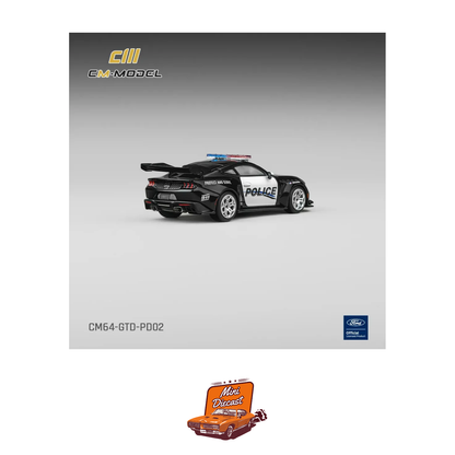 CM Model Ford Mustang GTD Police Car (CM64-GTD-PD02)