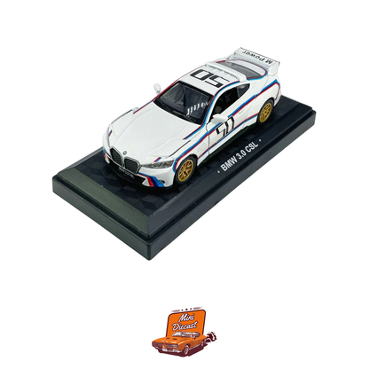CCA BMW 3.0 CSL 1:42 Scale with Acrylic Case