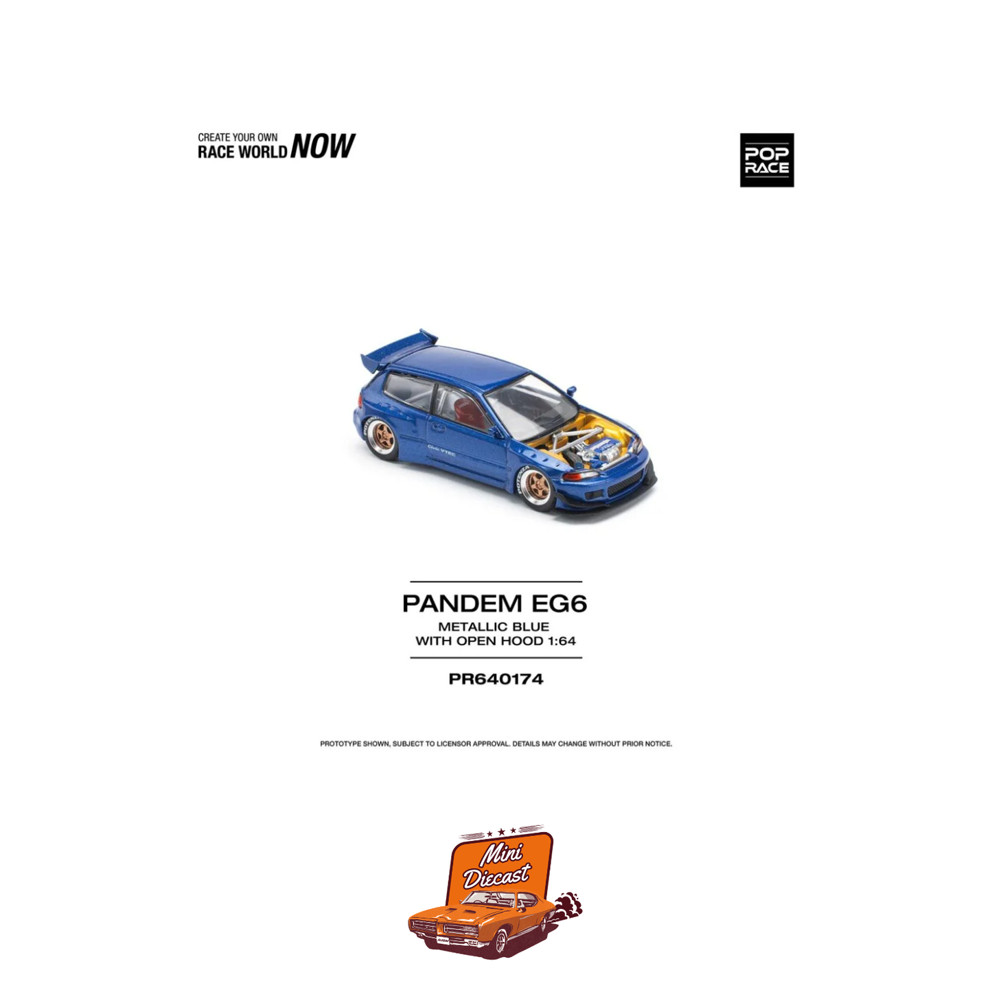 Pop Race Pandem Civic EG6 PR64-174