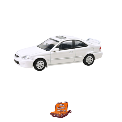 PARA64 1999 Honda Civic EM1 Taffeta White (1:64 Scale)