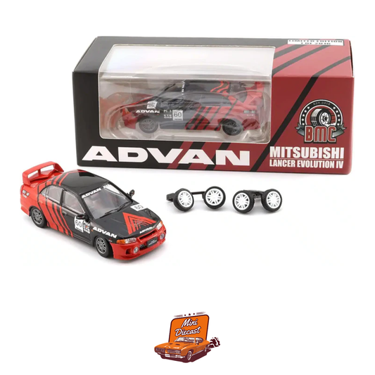 BM Creations Mitsubishi Lancer Evolution IV ADVAN (64B0412)