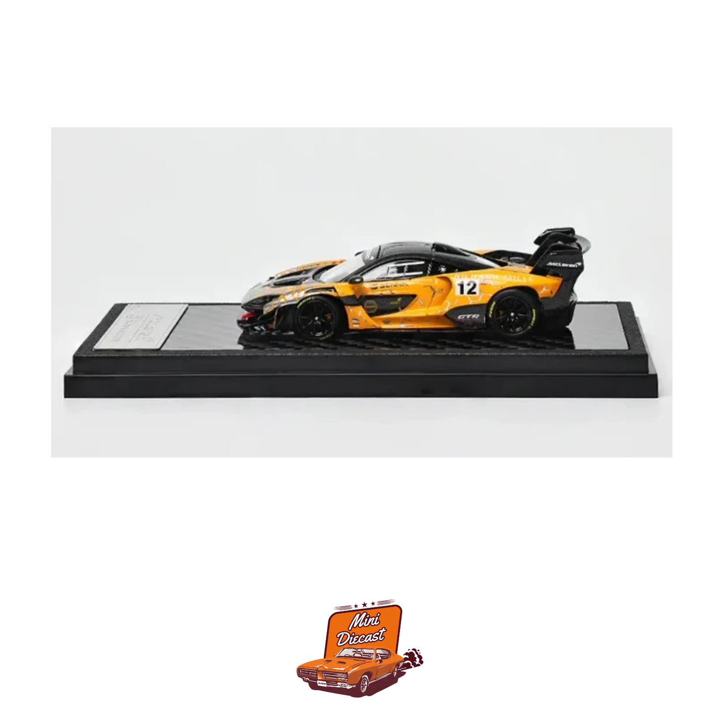 LCD McLaren Senna GTR Electroplating Orange APAxpo 1:64