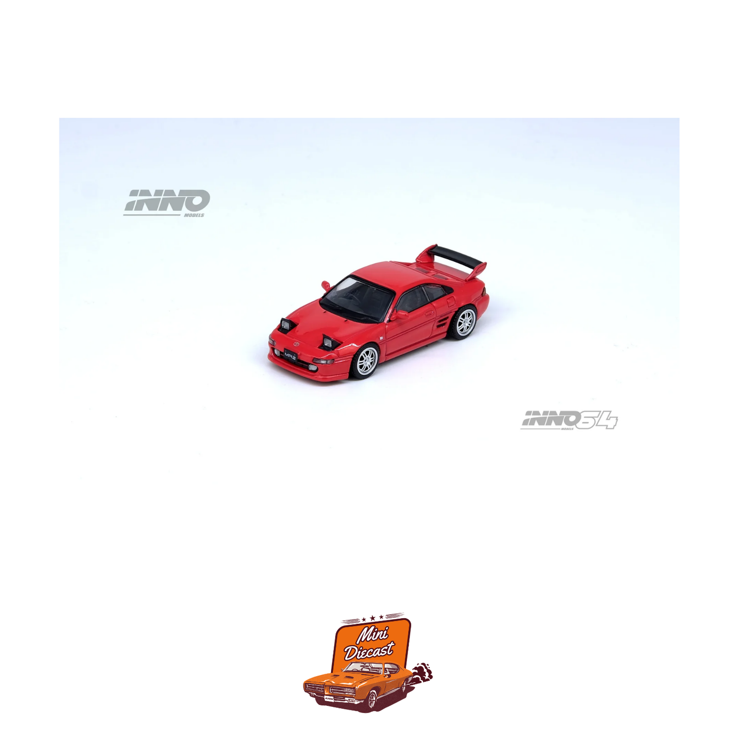 INNO64 Toyota MR2 (SW20) Red IN64-MR2SW20-RED