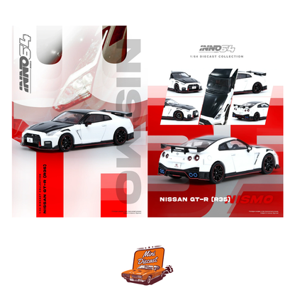 INNO64 Nissan GT-R (R35) NISMO White – IN64-R35N-WHI 1:64