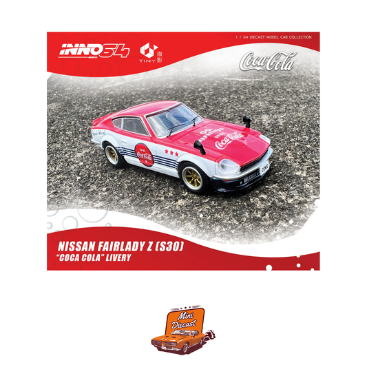 INNO64 Nissan FAIRLADY Z (S30) "Coca-Cola" Livery 1:64