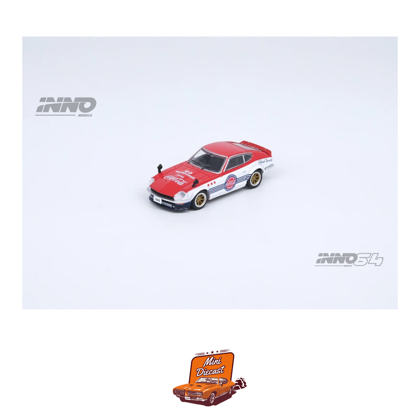 INNO64 Nissan FAIRLADY Z (S30) "Coca-Cola" Livery 1:64
