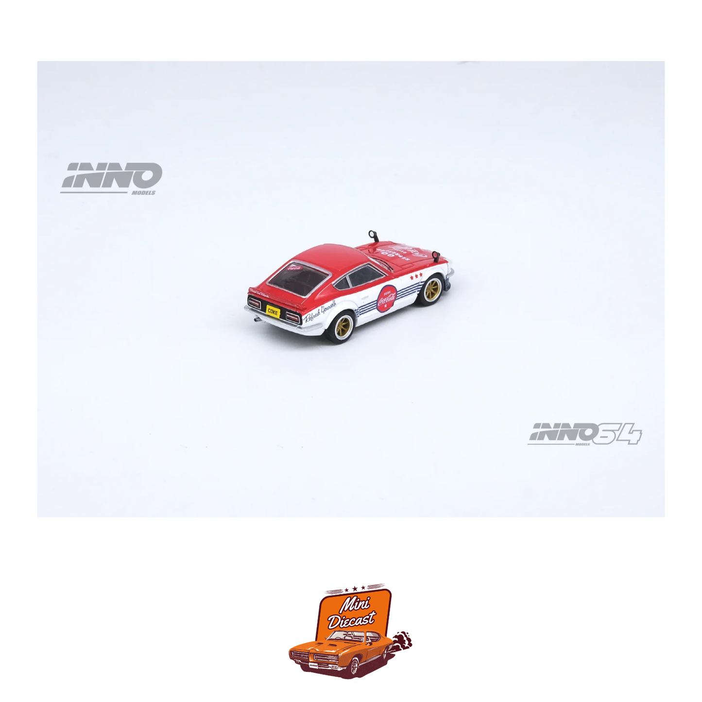 INNO64 Nissan FAIRLADY Z (S30) "Coca-Cola" Livery 1:64