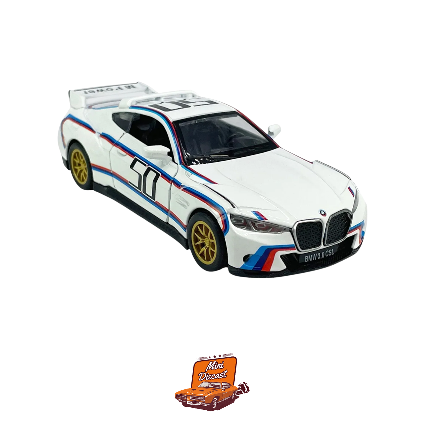 CCA BMW 3.0 CSL 1:42 Scale with Acrylic Case