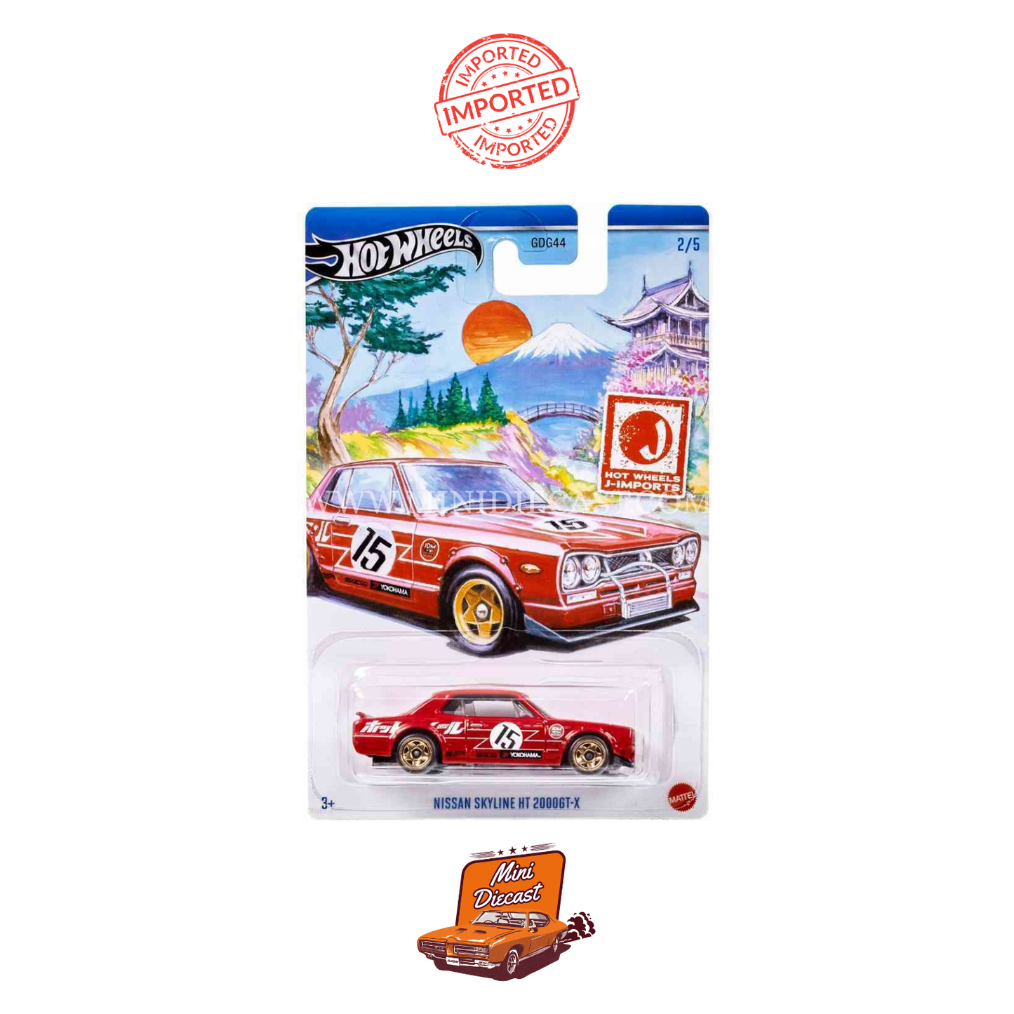 Hot Wheels Silver Series J-Imports – Set of 5 (Imported)
