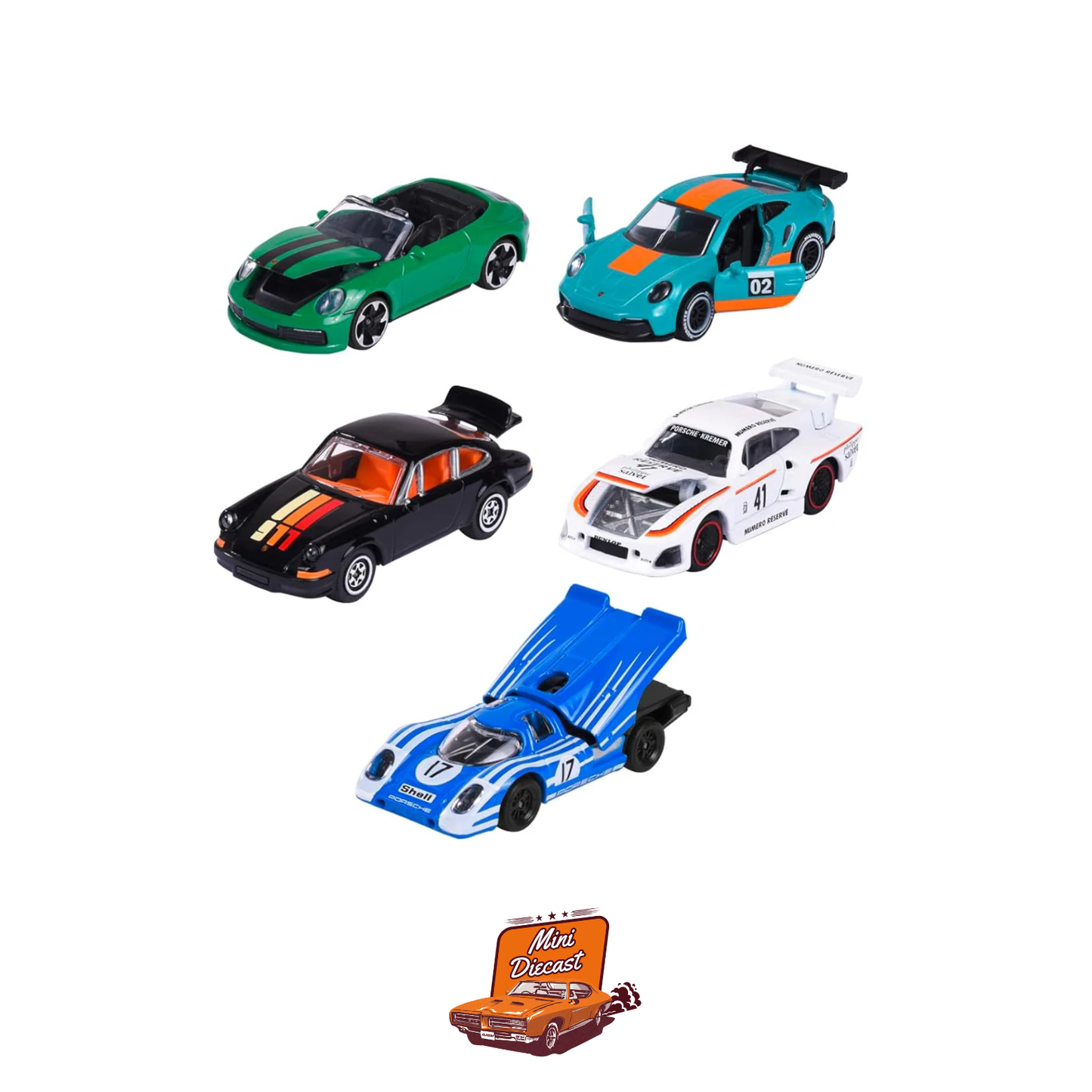Majorette Porsche Edition – 5 Cars Gift Pack