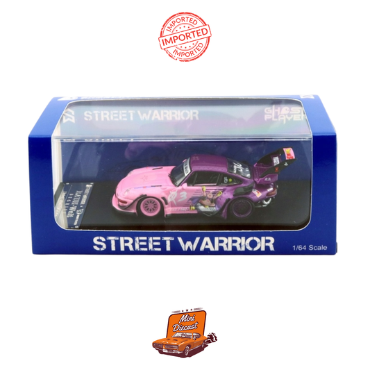 RWB Street Warrior x Ghost Player Porsche 911 (993) “Majin Buu” Dragon Ball Z Livery – 1:64 Scale Diecast Model